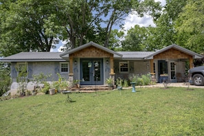 Roadside view of The Heron House