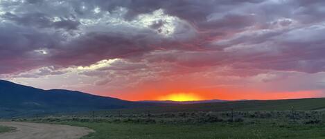 Sunset at Lost Cabin