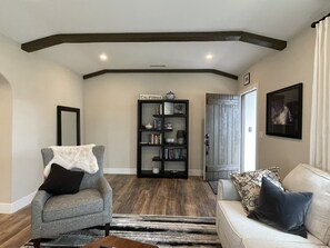 Front door entrance to living room