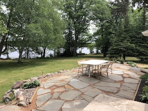 Nothing but beautiful lake views, huge private level yard