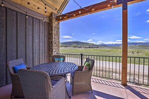 Private Exterior Space | Balcony | Patio Table | Mountain Views