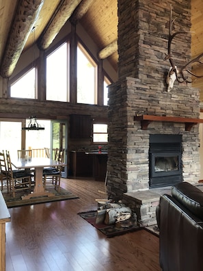 Living Room at Big Dipper at Landers Fork Ranch