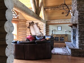 Living Room at House at Big Dipper
