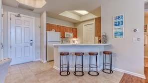 The Cook Can Be Accessable With This Open Space