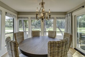 2371 Racquet Club Villa | Dining Area & Golf View - 2371 Racquet Club Villa | Dining Area & Golf View