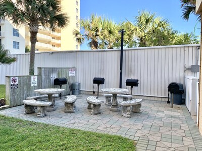Enjoy a LARGE Gulf Front Balcony at Navarre Towers