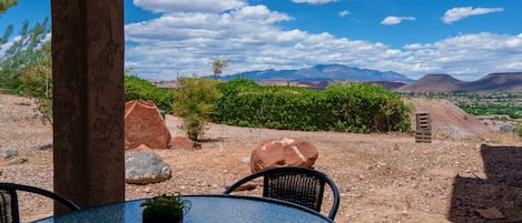 Your patio view of Pine Mountain.