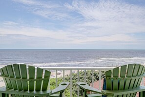 Oceanfront balcony