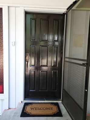 Welcome..front door