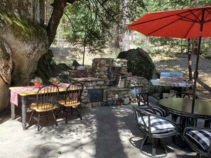 Outdoor Big Rock Patio