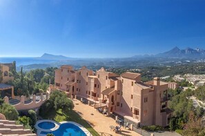 Terrace and pool