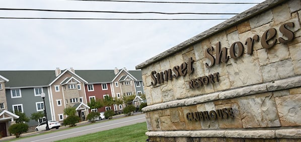 Sunset Shores Sign