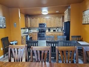 Kitchen and Dining Room - Seating for 16.  