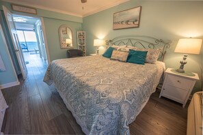 Beautiful King Bed in Bedroom