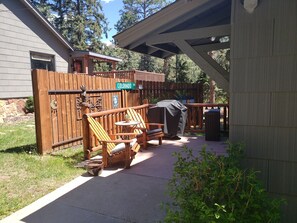 Private outdoor patio