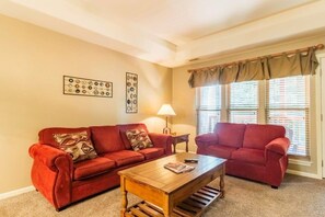 Living Room has a Sleeper Sofa.