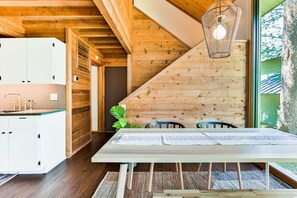 Cabin with modern touches - the best of both worlds