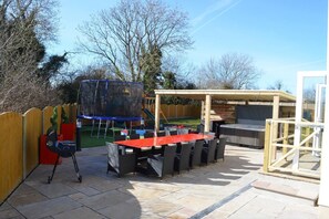 Outside dining