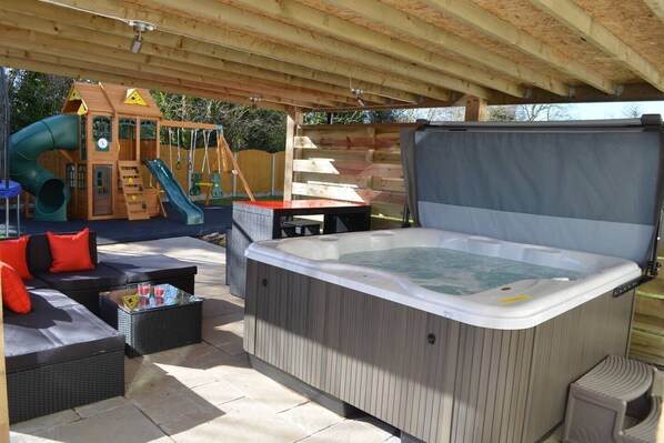 Relax in the hot Tub