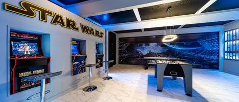 Star Wars Themed game room