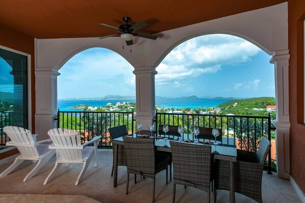 Patio with View