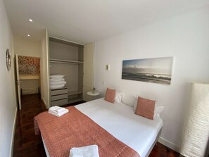 Large bedroom with a wardrobe
