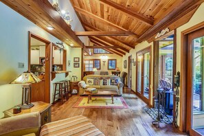 Open and welcoming living room.