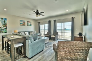 Ocean view living room