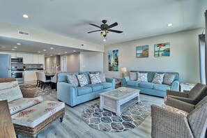 Ocean view living room