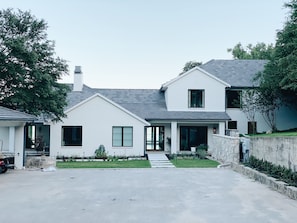 Driveway up to Main house