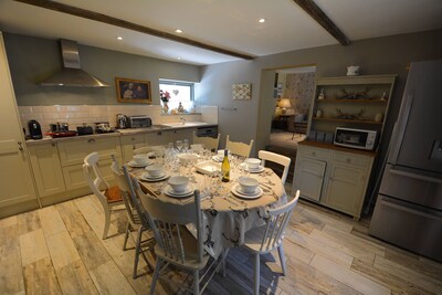 Pippinwell - a stunning barn conversion for eight with on-site swimming near Bakewell