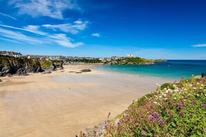 Overlooking Great Western Beach in Newquay  just three miles away
