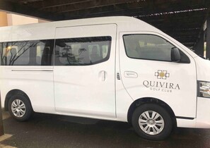 Shuttle service by reservation with concierge 