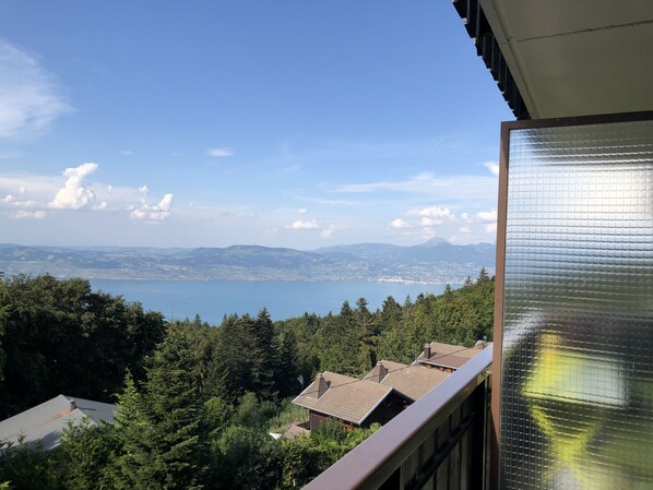 Lake view from the balcony. 