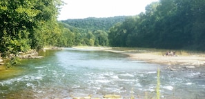 View of seasonal beach