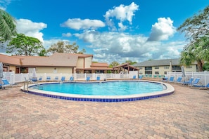 Clubhouse Pool is a short path walk from condo