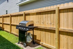 Gas grill is waiting for your outdoor chef