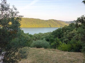 View of Lac St Cassien from the Garden