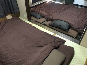 4 First floor bedding for 3 people