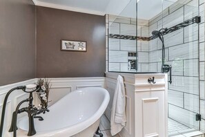 Tub and shower in Master Bathroom