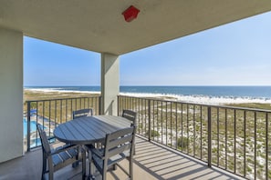 Private Balcony overlooking the Gulf