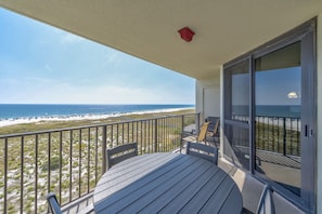 Private Balcony overlooking the Gulf