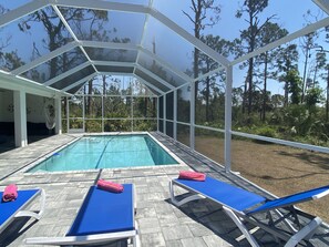  four sun loungers at your disposal 