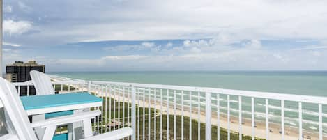 Enjoy miles and miles of ocean views from your private balcony!