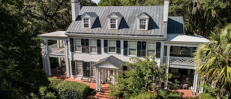 My father's historic house on the property