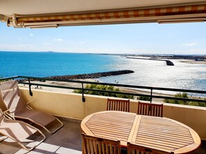 terrasse vue plage