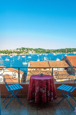 The balcony with a view