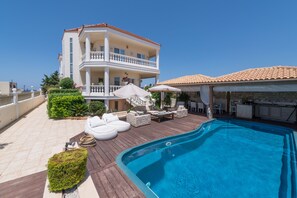 Days are best spent poolside at this self-catering home.