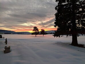 Winter Sunrise from Front Door