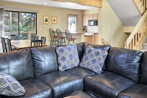 The couch - even more comfortable than it looks!